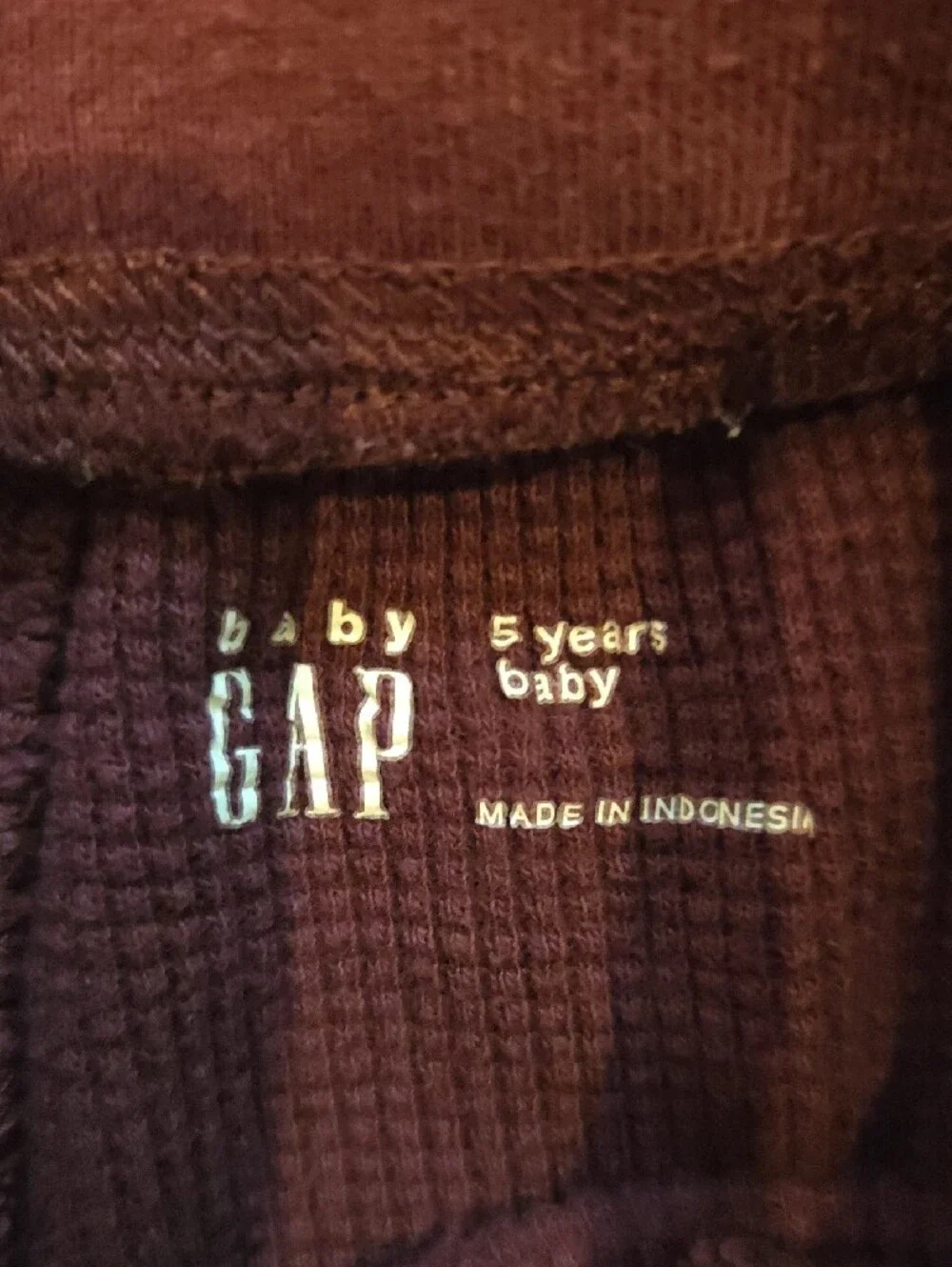 Baby GAP Two-Piece Hoodie and Joggers Set - Burgundy